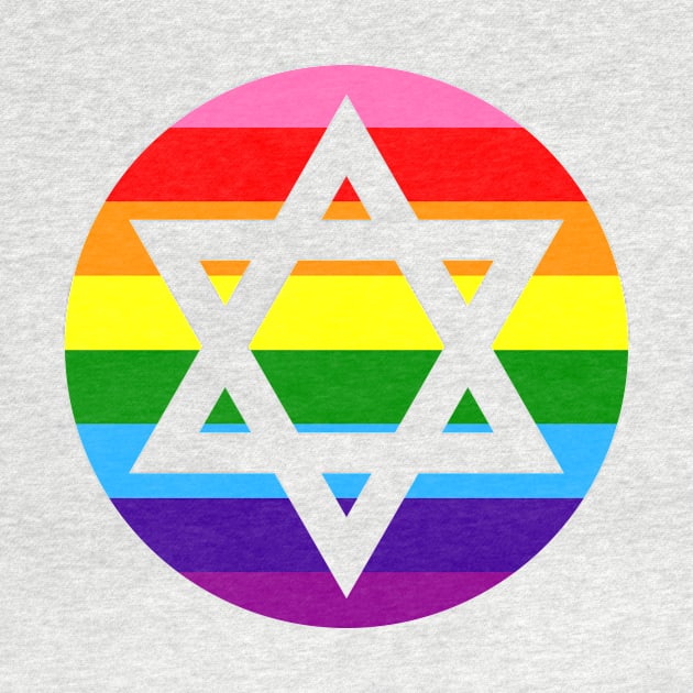 Pride Star of David by anomalyalice